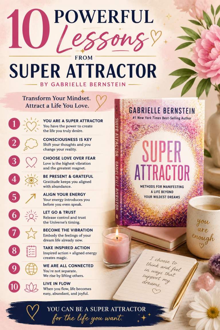 10 powerful lessons from Super Attractor by Gabrielle Bernstein